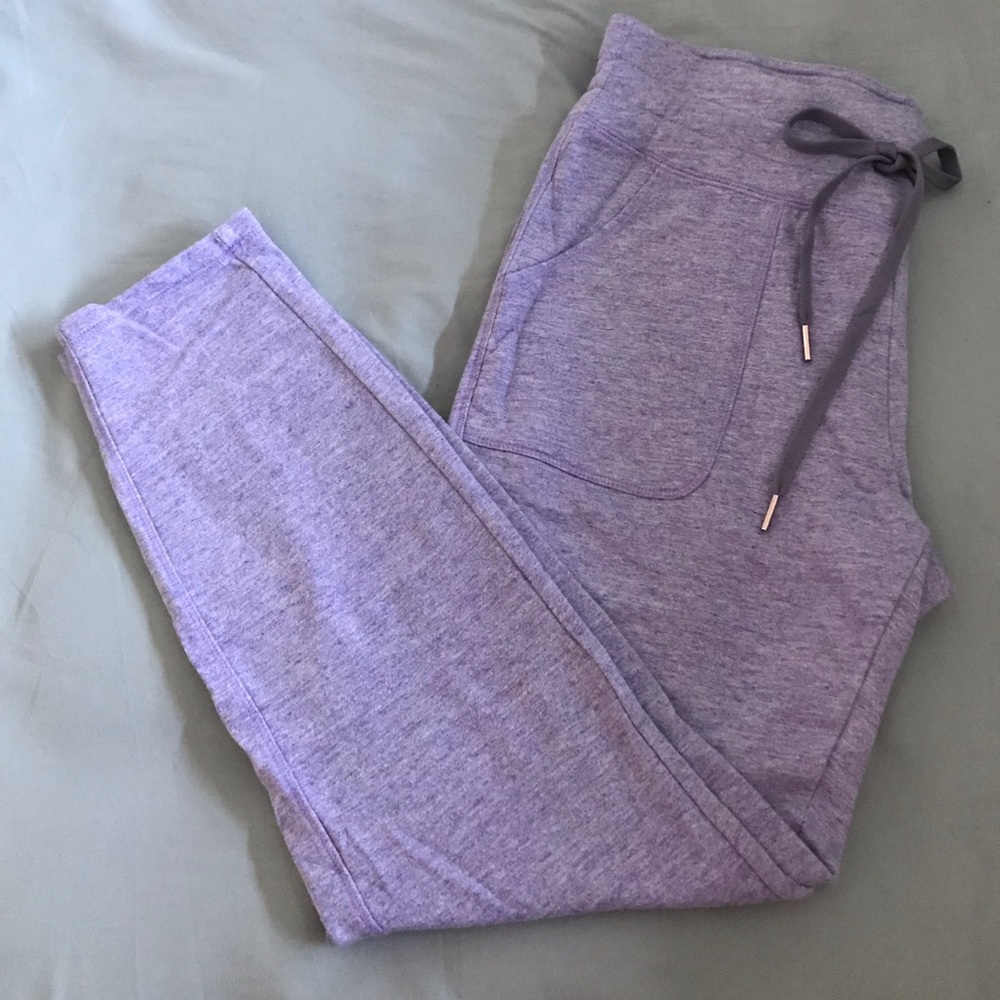 Purple Skinny Sweatpants